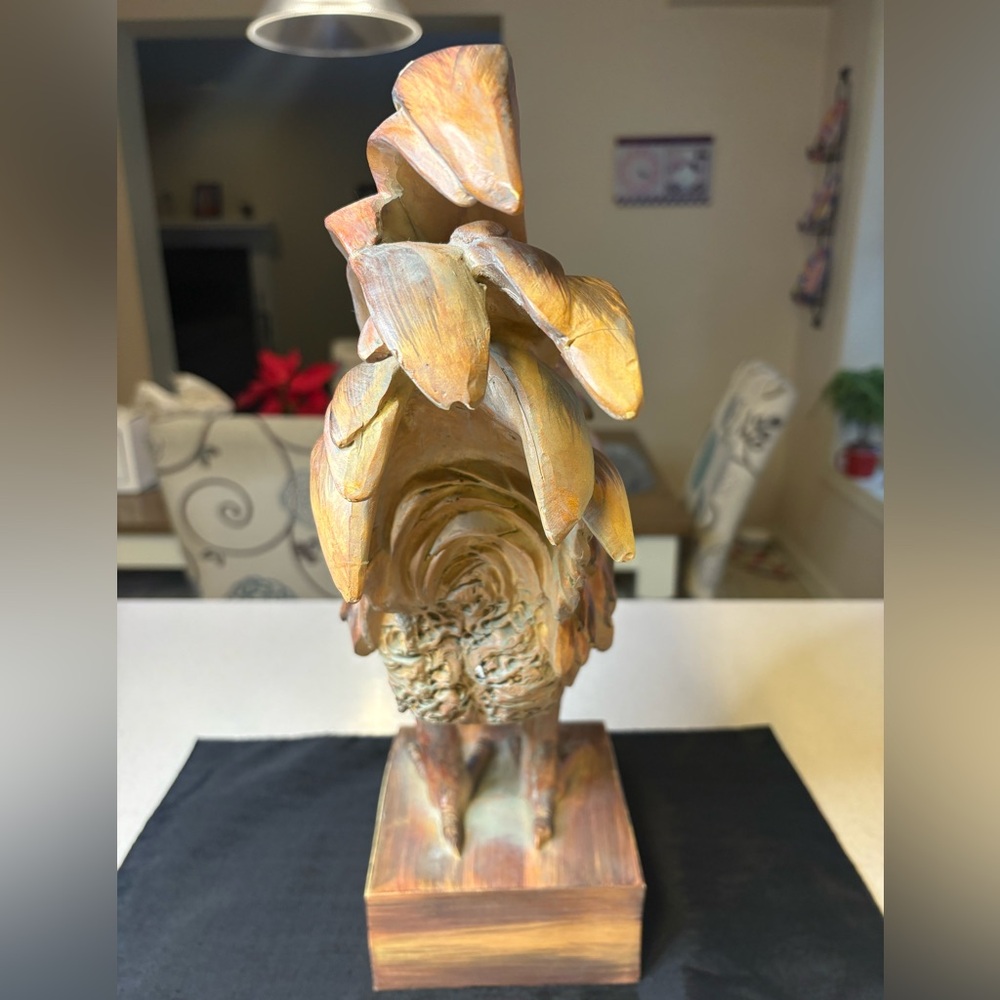🔥🔥🔥Large Rustic Rooster Figurine - Picture 4 of 8